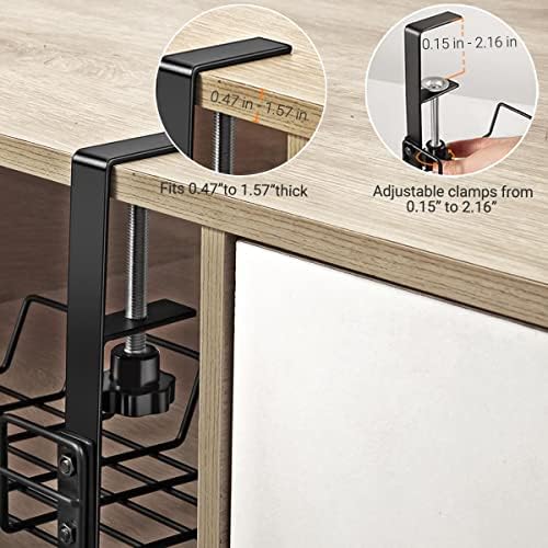 Under Desk Cable Management Tray L 14.9'' W 5.9''