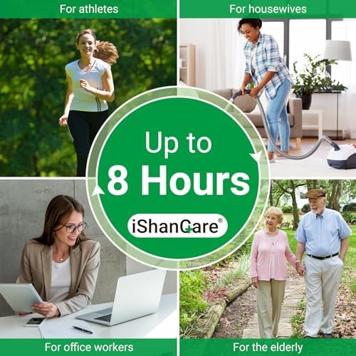 ishancare Pain Patches, 24 Count Fast Acting Heat Patches, 8 Hour Deep Soothing for Joint Soreness, Knee, Back, Neck, Shoulder with Natural Warming Herbal Plaster