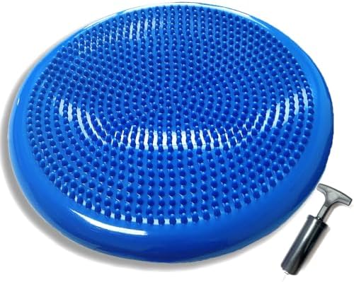 Rancer Wobble Cushion Balance Disc with inflation Pump, Wiggle Seat
