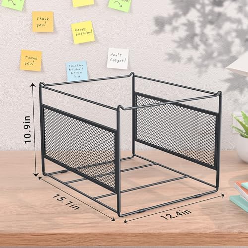 Hanging File Folder Frame for Legal and Letter Size,Hanging File Organizer Holder Rack Hanging Folder Rails for Filing Cabinet Desk Drawer,15.2" L x 12.4" W x 10.5" H,1 Pack