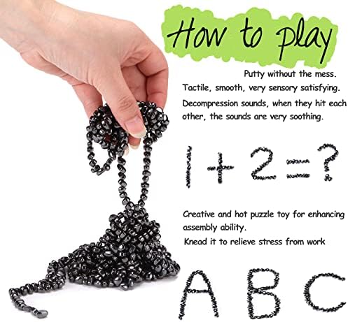 1000pcs Magnetic Balls Fidget Toys Adults, Magnetic Putty Ferrite Crags Magnet Putty Desk Toys for Office for Adults