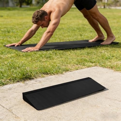 Squat Wedge Block, Calf Stretch Board, Calf Raise Block, Squat Ramp, Non-Slip Workout Equipment, Squat-Blocks Wedge Heel Elevation For Men Women Home Gym Exercise Fitness Raise Strength Performan