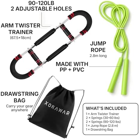 Twister Arm Trainer Adjustable 30-120 Lbs | Exercise Equipment for Home Workouts | Arm Workout | Arm Exercise Equipment | Forearm Workout Equipment,