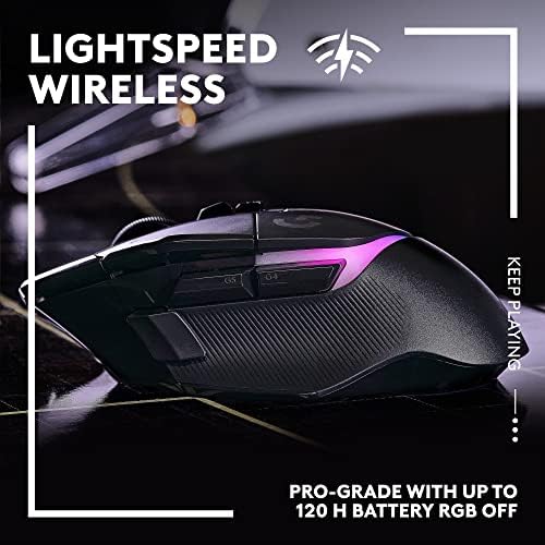 Logitech G502 X Plus Lightspeed Wireless Gaming Mouse + G733 Lightspeed Wireless Gaming Headset - Black