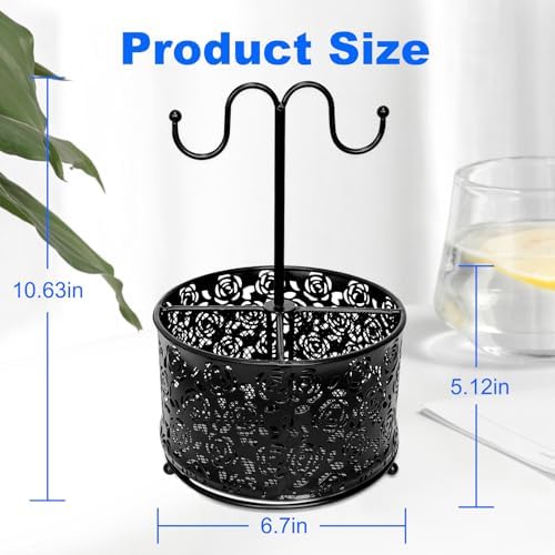 Pen Holder for Desk,360 Degree Rotating Pencil Holder Organizer