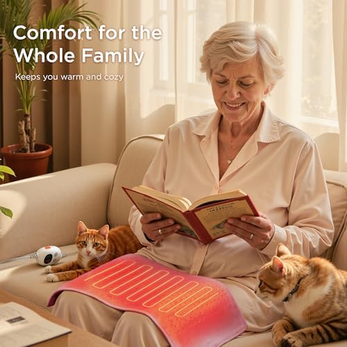 Texciting Heating pad for Back,Neck and Shoulders,Heat Pad Washable,12"x24"