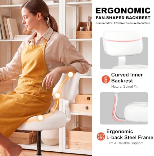Drafting Chair with Backrest, Tall Desk Chair for Standing Desk