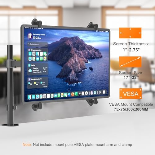 suptek Universal VESA Mount Bracket Adapter Monitor Arm Mounting Kit for 17 to 32 inch Monitor Screen