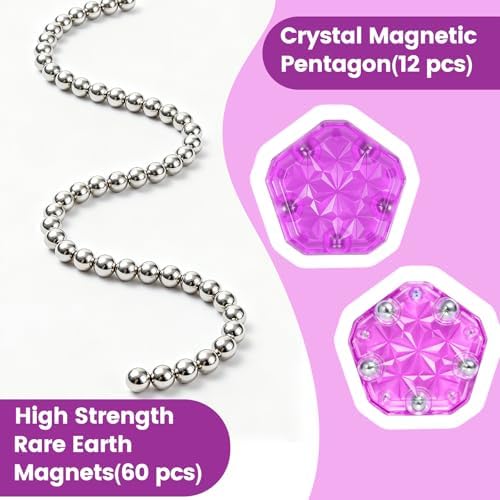 Magnetic Fidget Sphere, Adult Fidget Toy for Focus & Stress Relief