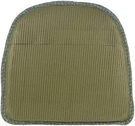 Klear Vu Raindrop The Gripper Non Slip Chair Cushions, Soft & Comfortable Seat Pad, Sitting Pillow for Kitchen, Dining or Office, 4 Count (Pack of 1), Raindrops Celadon