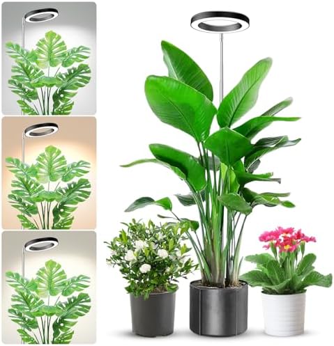 Aokrean Plant Grow Lights for Indoor Plants, 6.3in Full Spectrum 1 Pack