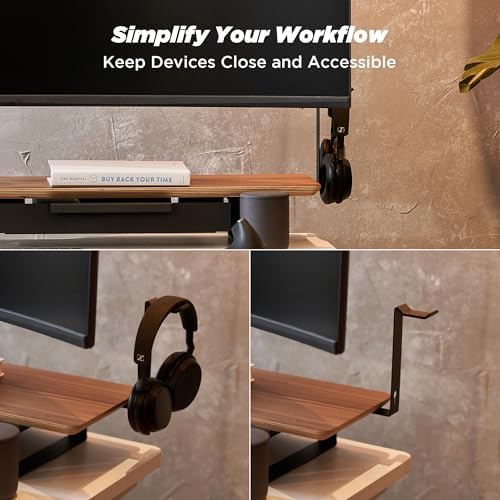 ULTRARM Moodular Headphone Stand Add-On for Slide Rails, Do Not Use Alone