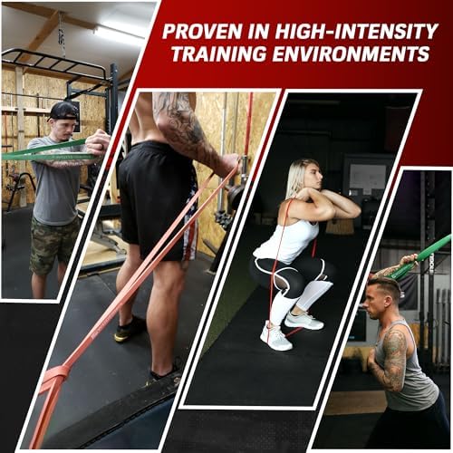 WODFitters Pro Series Pull-Up Assistance Bands – Premium Resistance Loop Bands for Assisted Pull Ups, Muscle Ups, Strength Training & Mobility – Durable Bands for Functional Fitness