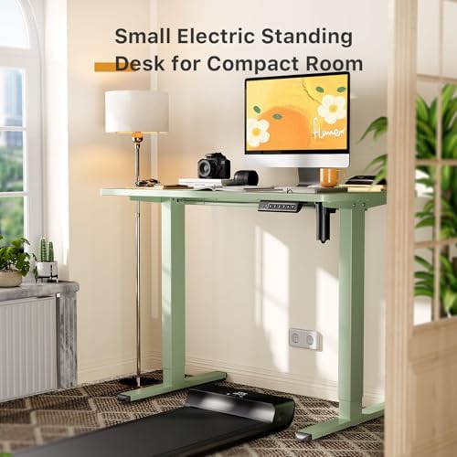 JOY worker Small Electric Standing Desk, 35" Whole Piece Height Adjustable