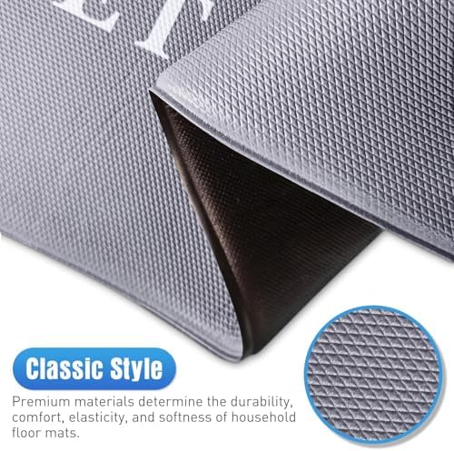 HappyTrends Kitchen Mat for Floor, 2PCS Anti-Fatigue Kitchen Rugs