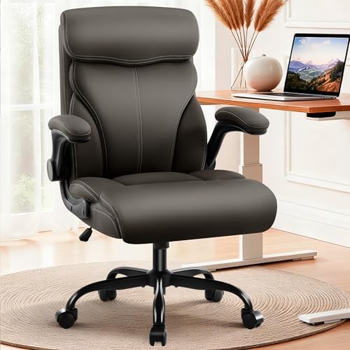 AreShark Leather Office Chair - Executive High Back Ergonomic Desk Chairs