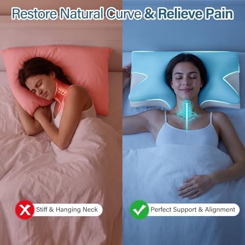 Ergonomic Cervical Neck Pillow for Neck Pain Relief