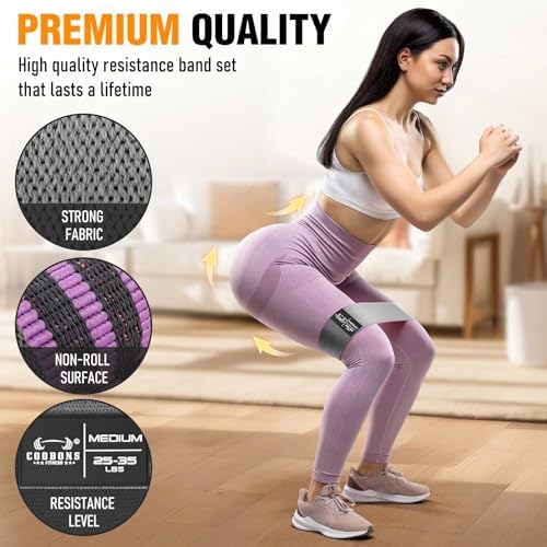 Fabric Resistance Bands for Working Out