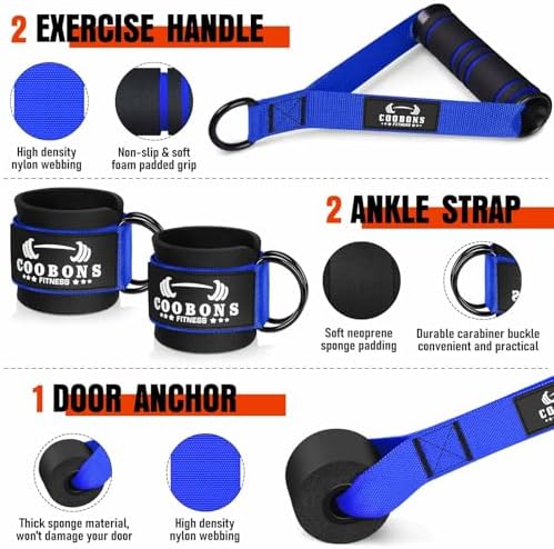 Heavy Resistance Bands for Working Out, 300LBS Exercise Bands with Handles