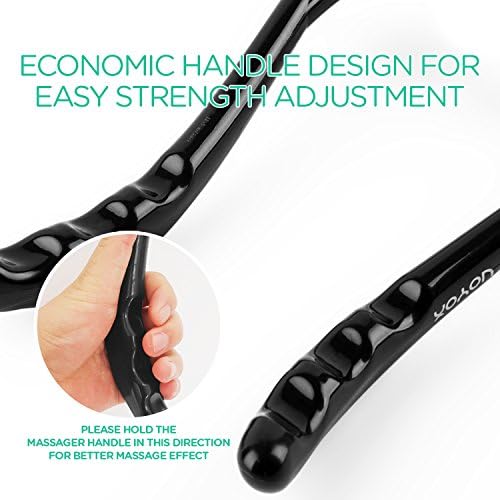 VOYOR Neck Massager Shiatsu Deep Tissue Dual Trigger Point for Pain Relief