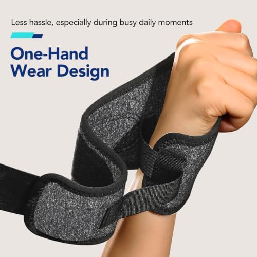 Carpal Tunnel Wrist Brace, Soft Thumb Opening for All-Day Wear & Support