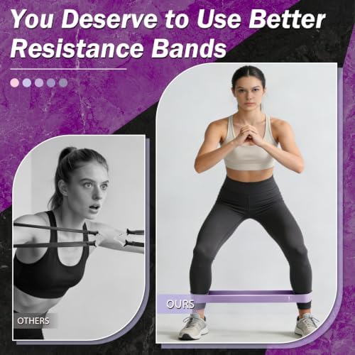 Resistance Bands for Working Out, 5 Levels Exercise Bands Set
