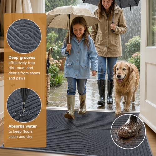 Kitchen Rug Sets 2 Piece and Front Door Mat