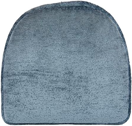 Klear Vu Raindrop The Gripper Non Slip Chair Cushions, Soft & Comfortable Seat Pad, Sitting Pillow for Kitchen, Dining or Office, 2 Count (Pack of 1), Pool Blue