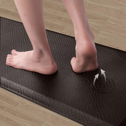 Anti-Fatigue Kitchen Mats for Floor Standing and Comfort Desk Mats 17"x60"