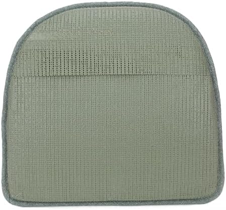 Klear Vu Raindrop The Gripper Non Slip Chair Cushions, Soft & Comfortable Seat Pad, Sitting Pillow for Kitchen, Dining or Office, 4 Count (Pack of 1), Green