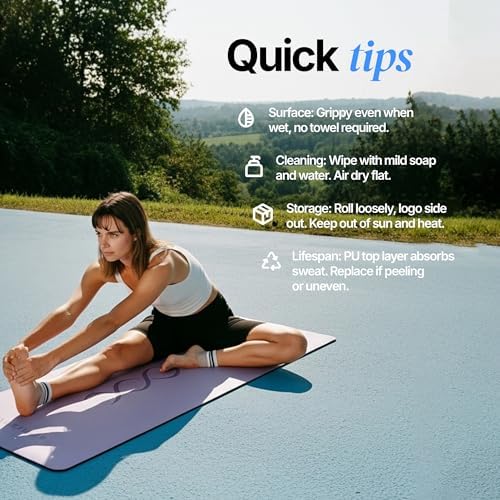 Natural Rubber Workout Mat with Bag | Thick Rubber mat 4.5 mm | Non Slip Yoga Mat Non Slip| Gym Mats for Home Gym Floor Mat, Home Exercise Mats for Home Workout Accessories, Fitness Mat, Workout Mats for Home Gym, Yoga Matt, Stretching Mat, Thick Exerc...