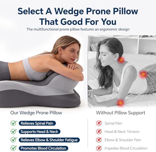 Ergonomic Reading Pillow Memory Foam Wedge Pillow Adjustable Neck Pillows B