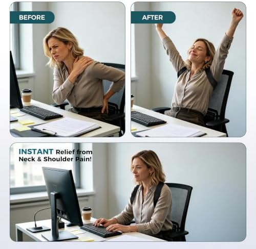 Posture Corrector for Women and Men, Adjustable Upper Back Brace