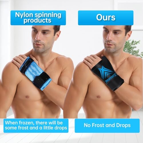 Wrist Ice Pack Wrap for Pain Relief Reusable Wrist Brace Cold Gel Gloves Hand Thumb Ice Packs for Injuries Surgery Recovery Hot Cold Compress Therapy for Carpal Tunnel Tendonitis Swelling Arthritis