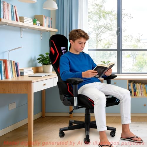Water Repellent Gaming Chair Cover,3D Printing Fit Cat Scratch Proof