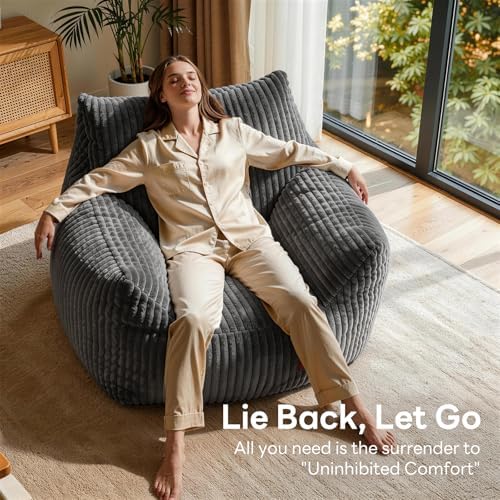 Giant Bean Bag Chair, Oversized Bean Bag Couch for Adults