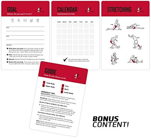 NewMe Fitness Medicine Ball Exercise Cards, Fitness Deck for Women and Men