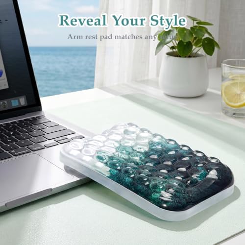 Ospelelf Elbow Wrist Rest Pad for Desk, Gel Arm Rest Pad Support for Laptop