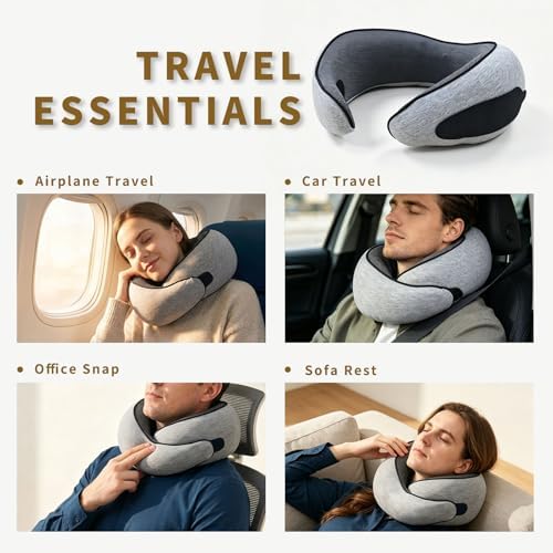 CosyRest Memory Foam Travel Neck Pillow