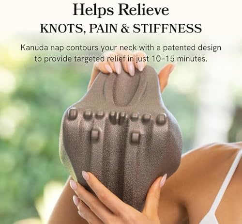 Kanuda SOMA Nap Pillow - Cervical Traction Device for Neck Pain Relief Neck Stretcher Professional Neck Massager Home Physical Therapy Designed by a Physical Therapist