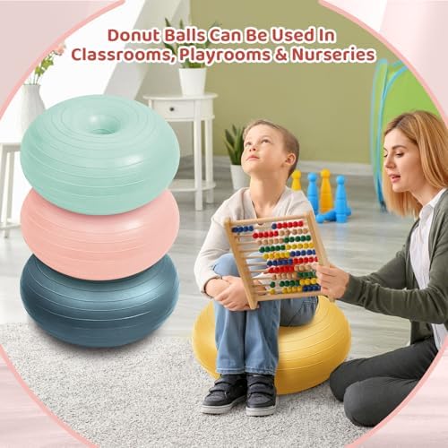 Lewtemi 4 Pcs Flexible Seating for Classroom Elementary 20'', Hippie Color