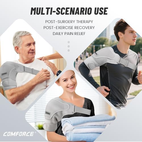 Copper Rotator Cuff Brace for Women&Men, Detachable Shoulder Brace