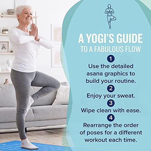 NewMe Fitness Thick Yoga Mat for Women and Men - 5mm Non Slip Pilates Mat