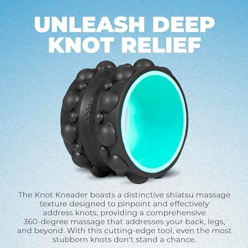 Chirp Wheel XR 6" Knot Kneader Back Roller for Deep Tissue Relief, Mint