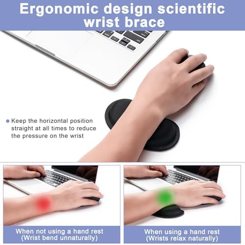 Hoewina Keyboard Wrist Rest,Ergonomic Wrist Support for Keyboard,Pink