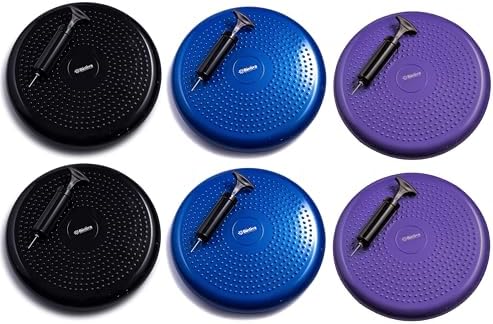 Wobble Cushion Balance Disc - Wobble Disc & Wiggle Seat, Balance Pads for Physical Therapy, Wobble Disk, Sensory Room Equipment - Wobble Seat