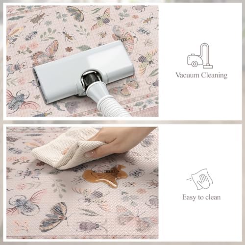 LEEVAN Anti Fatigue Kitchen Mats for Floor, Cushioned Kitchen Mat Set 2PCS
