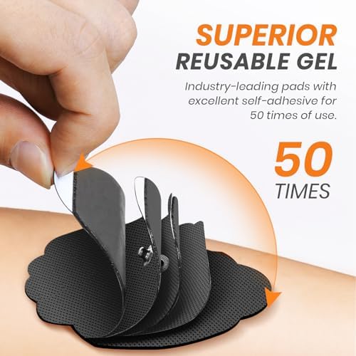 AVCOO 3-in-1 TENS Unit Muscle Stimulator with 30 Modes for Pain Relief