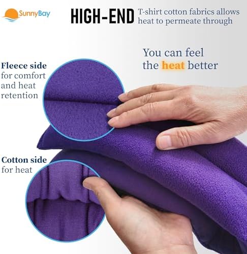 SunnyBay Lavender Heating Pad, Neck and Shoulder Wrap, 26x5 inch