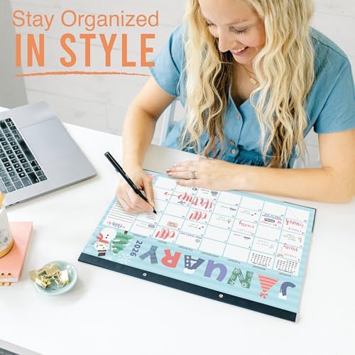 Large Desk Calendar 2026 - Desktop Calendar 2026-2027